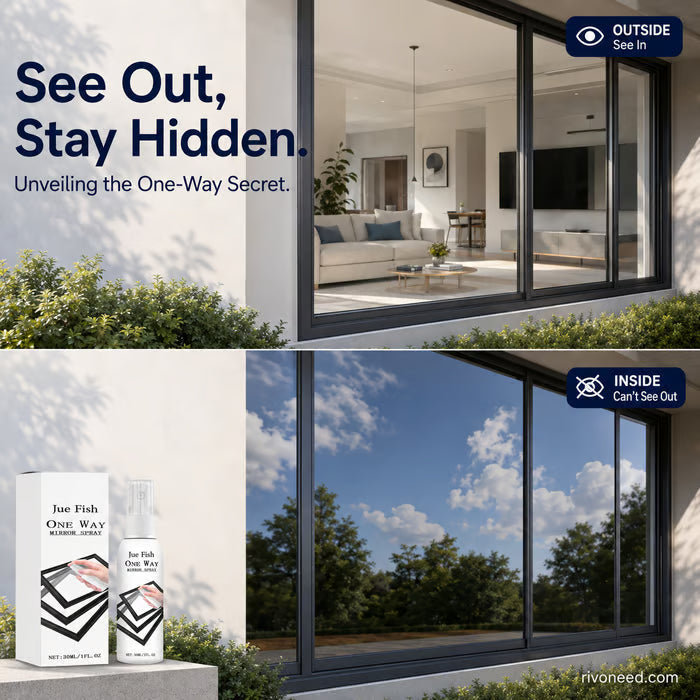 One-Way Mirror Window Spray – Privacy Shield for Home & Car