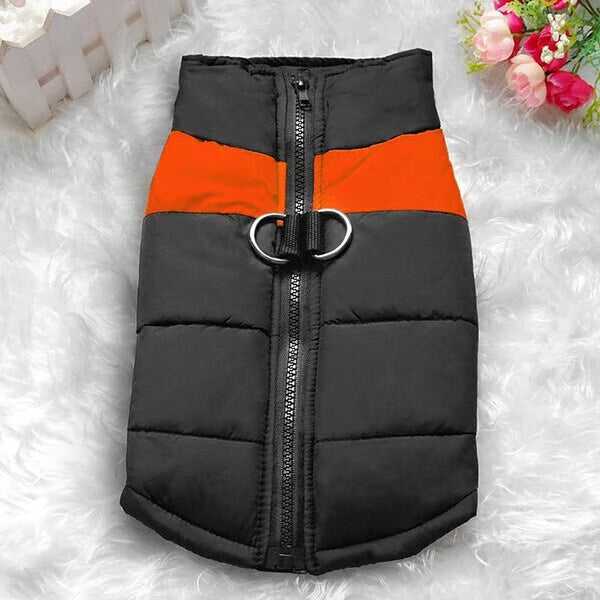 Winter Warm Waterproof Dog Vest with Zipper (S-7XL)
