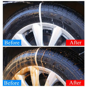 ✨ Tire wax – restores black gloss. blocks UV. repels dirt. Easy & quick!