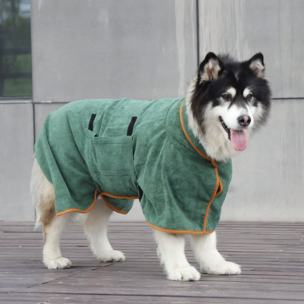Super Absorbent Dog Drying Robe