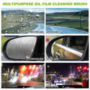 🧽Automotive Glass Oil Film Remover Brush, Portable Windshield Cleaning Tool, Scratch‑Safe for Car Windows, Rear‑View Mirrors & Auto Glass Surfaces