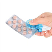 Portable Pill Pusher & Organizer – Easy One-Press Tablet Remover with Storage Box