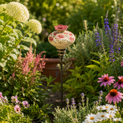 🐦Vintage Hummingbird Feeder Garden Decor Stake, Retro‑Style Metal Bird Feeder Stake, Outdoor Yard Lawn & Flower Bed Decor for Hummingbird Lovers