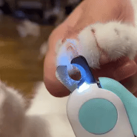 LED Pet Nail Clipper with Safety Lock