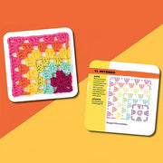 50 Crochet Granny Square Pattern Cards