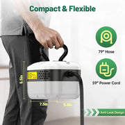 🎁Hot Deal Alert🎁 Corded Handheld Steam Cleaner – Portable Cleaning Tool with 10‑Piece Accessory Kit 🏠🔧