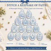 ⏳ Last Day 59% OFF – 🧵Beginner-Friendly DIY Heirloom Oval Embroidery Ornament Kit Collection | Complete Kit with All Tools & Step-by-Step Guide Included 💕