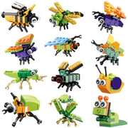 Mini Insect Building Blocks Set