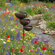 🔥Hot Sale 49% OFF🔥Bring Life Back To Your Garden – Peaceful Cascading Rain Catcher Bird Bath For Welcoming Garden Wildlife🌿🐦