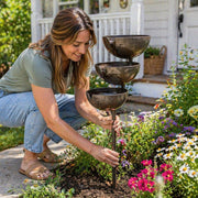 🔥Hot Sale 49% OFF🔥Bring Life Back To Your Garden – Peaceful Cascading Rain Catcher Bird Bath For Welcoming Garden Wildlife🌿🐦