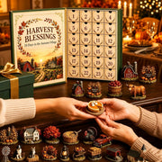 🌾Harvest Blessings Advent Calendar, Fall Thanksgiving Countdown Calendar, Seasonal Home Tabletop Decor & Holiday Gift