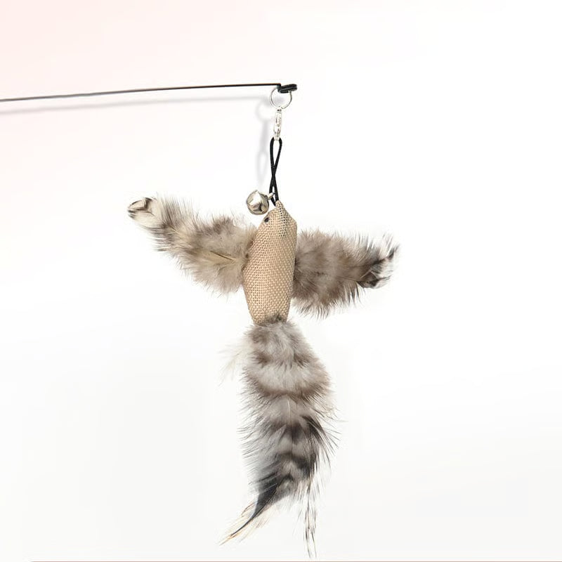 Self-Play Bird Feather Cat Toy