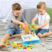 Electric Drill Construction Toy — 2D & 3D STEM Building Set