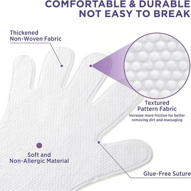 Deodorizing Pet Glove Wipes for Dogs & Cats (6 Pcs)