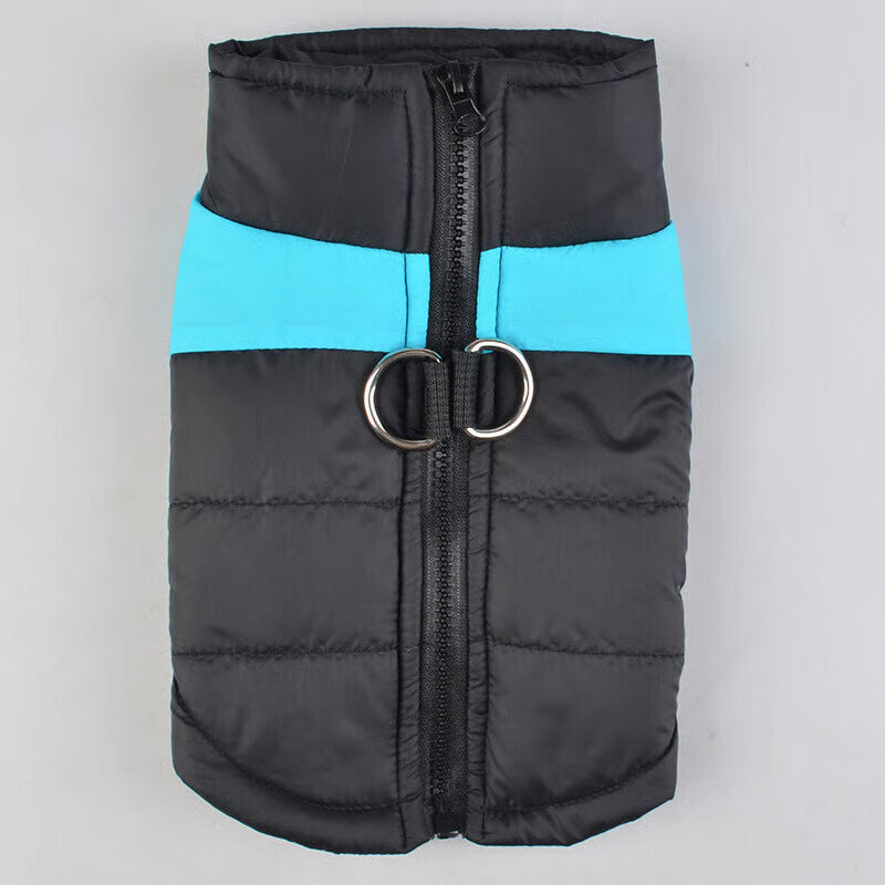 Winter Warm Waterproof Dog Vest with Zipper (S-7XL)