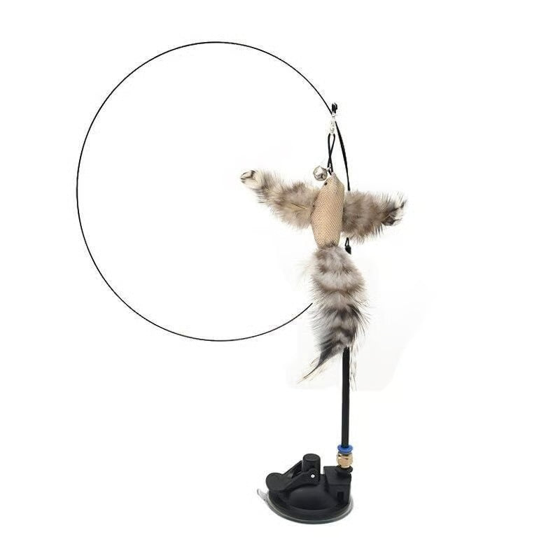 Self-Play Bird Feather Cat Toy