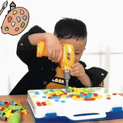 Electric Drill Construction Toy — 2D & 3D STEM Building Set