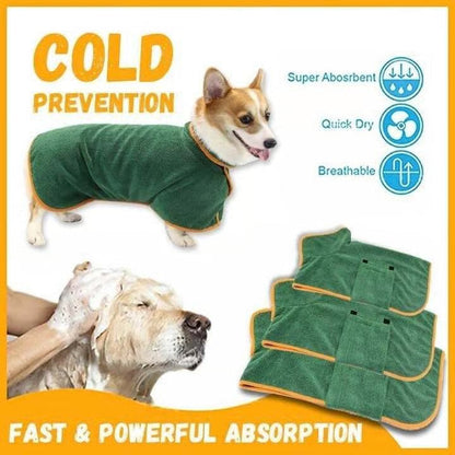 Super Absorbent Dog Drying Robe