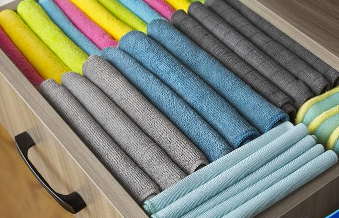 Microfiber Cleaning Cloth, 24-Pack (12.6" x 12.6")