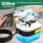 🎁Hot Deal Alert🎁 Corded Handheld Steam Cleaner – Portable Cleaning Tool with 10‑Piece Accessory Kit 🏠🔧