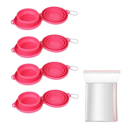 Collapsible Travel Dog Bowl Set