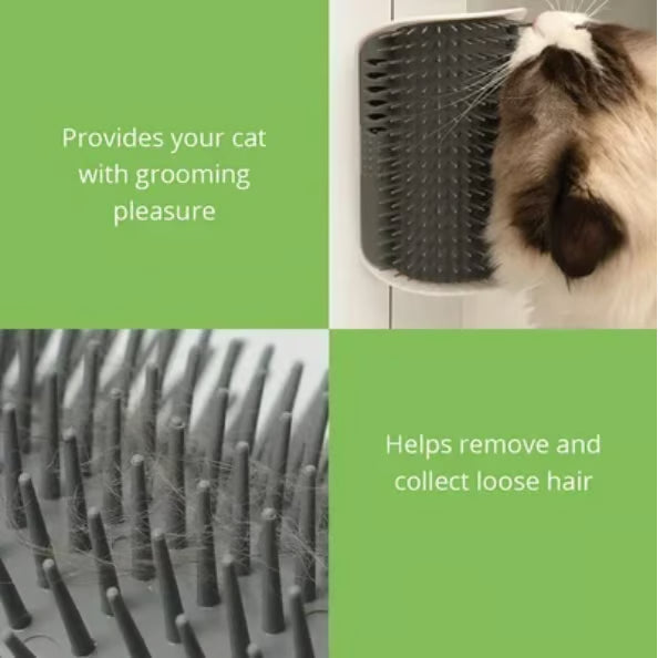 Cat Corner Self-Groomer Massage Brush