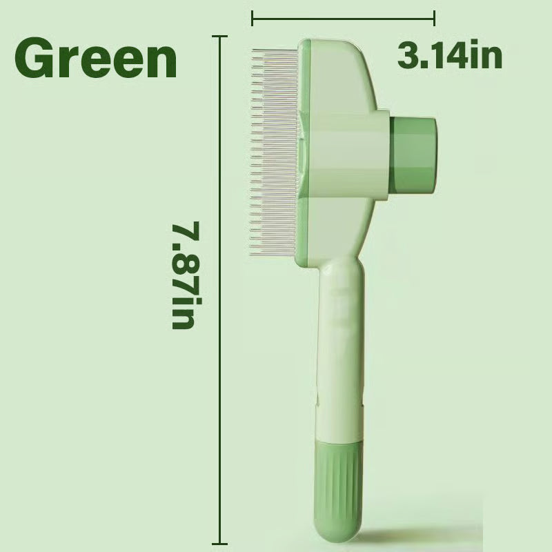 Self-Cleaning Pet Flea Comb & Grooming Brush+