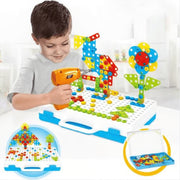 Electric Drill Construction Toy — 2D & 3D STEM Building Set