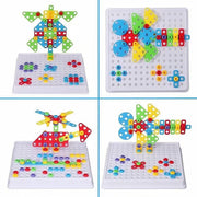 Electric Drill Construction Toy — 2D & 3D STEM Building Set
