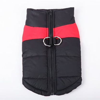 Winter Warm Waterproof Dog Vest with Zipper (S-7XL)