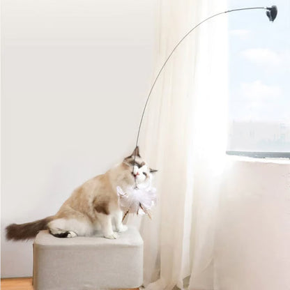 Self-Play Bird Feather Cat Toy