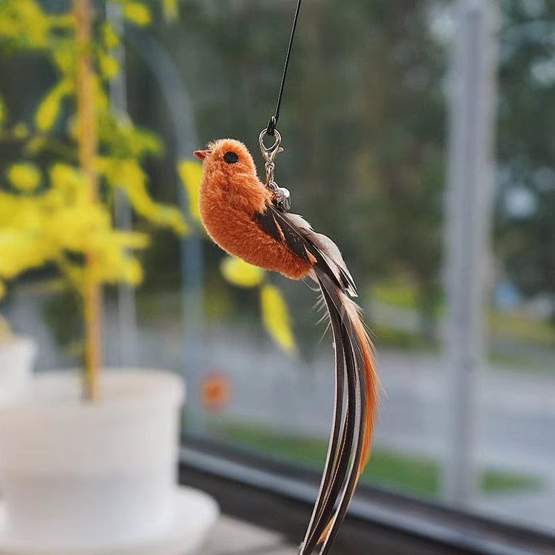 Self-Play Bird Feather Cat Toy