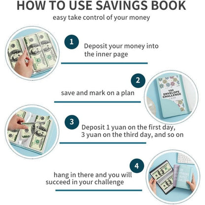 100 Envelope Challenge Savings Binder