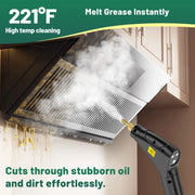 🎁Hot Deal Alert🎁 Corded Handheld Steam Cleaner – Portable Cleaning Tool with 10‑Piece Accessory Kit 🏠🔧