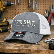 🛠️ I Fix Shit Trucker Hat – Funny Mechanic & Fixer Cap