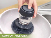 🧽 Comfort Grip Soap Dispensing Kitchen Scrub