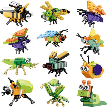 Mini Insect Building Blocks Set