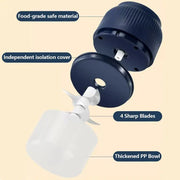 ⚡ Cordless Mini Food Chopper – Chop. Mince & Blend in Seconds