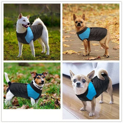 Winter Warm Waterproof Dog Vest with Zipper (S-7XL)