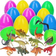 Easter Eggs Filled With Pullback Construction Vehicles, Cute Animals, Dinosaurs, Jewelry pieces and Bunnies