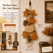 🎃Rustic Harvest WoodenDoor Hanger