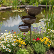 🔥Hot Sale 49% OFF🔥Bring Life Back To Your Garden – Peaceful Cascading Rain Catcher Bird Bath For Welcoming Garden Wildlife🌿🐦
