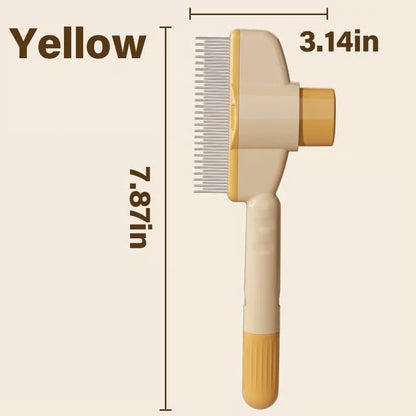 Self-Cleaning Pet Flea Comb & Grooming Brush+