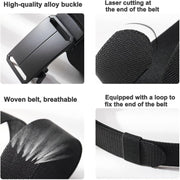 Stretch-Fit Tactical Belt – Ultra-Light Ratchet Web Belt for Outdoor, Work & EDC