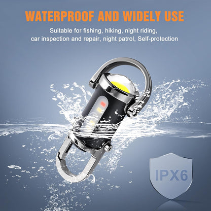 Rechargeable Mini Keychain Pocket Torch.