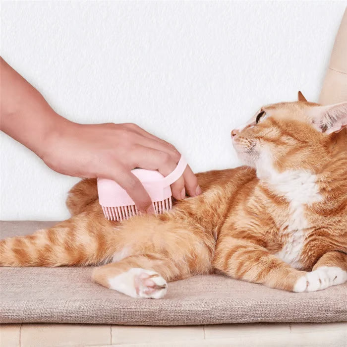 Pet Silicone Bath & Massage Brush