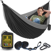 Durable Camping Hammock – Double & Single Sizes