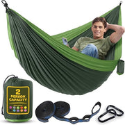 Durable Camping Hammock – Double & Single Sizes