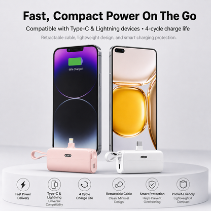 Mini Capsule Power Bank.