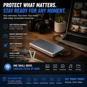 🔥 LAST DAY 69% OFF-Portable External SSD – Protect Your Photos, Videos & Important Files